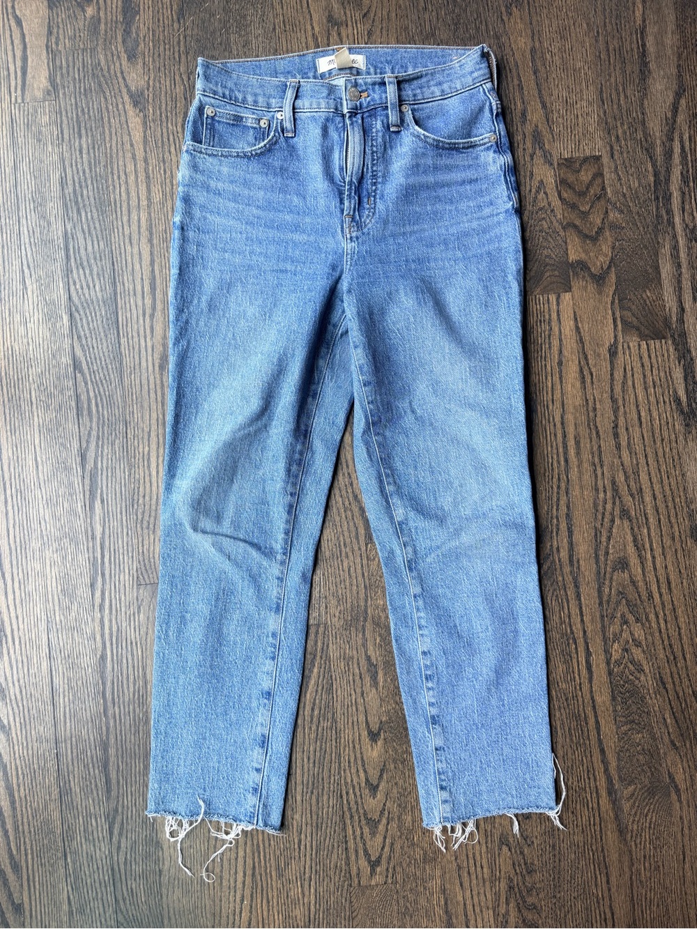 Madewell Light Blue High-Rise Cropped Jeans